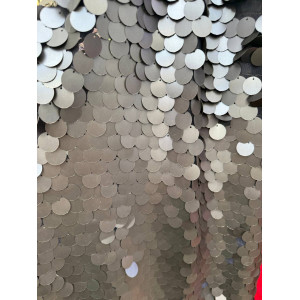 Паєтка на сітці темно-синя 